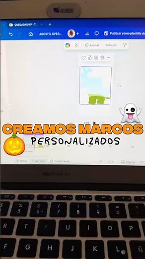 🖼️ Crea tu propio marco en Canva con tu elemento favorito 💕