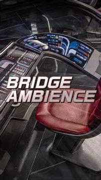 USS STARGAZER BRIDGE AMBIENCE / SOUND OF STARSHIP BRIDGE / STAR TREK SCIFI ASMR