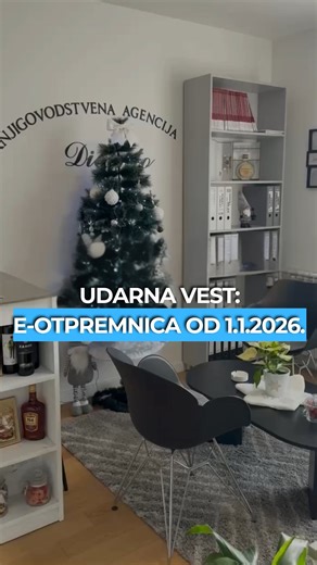 Jelena Božić| Diconto| Knjigovodstvena agencija on Instagram: "Od 1. januara 2026. kreće obavezna e-otpremnica u Srbiji. Papir ide u prošlost, digitalne otpremnice postaju novi standard za praćenje isporuke robe. Šta je e-otpremnica? Digitalni dokument koji potvrđuje da je roba stvarno predata kupcu – sadrži pošiljaoca, primaoca, količine, opis robe, adrese, vreme, transport i posebne oznake. Ko je obavezan? • 2026. – javni sektor • 2027. – privatni sektor i PDV obveznici • Ostali – dobrovoljno 