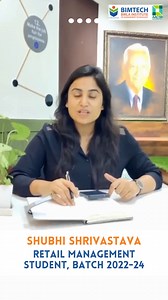 12 reactions | Don't miss this video featuring Shubhi Shrivastava, a student of PGDM Retail Management (batch 2022-24), as she debunks common myths surrounding the retail program. A must-watch for everyone! Harivansh Chaturvedi | Retailia #BIMTECH #PGDM #RetailProgram #MythBusting | BIMTECH-Birla Institute of Management Technology | Facebook