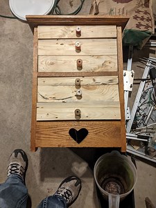 Wooden Spools for Holding Thread - Repurposed