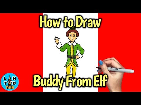 How To Draw Buddy The Elf EASY!
