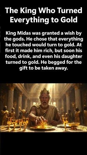 Midas - The King Who Turned Everything to Gold