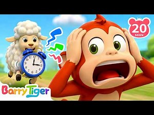 The Mouse Ran Up the Clock! ⏰ Tick Tock Fun Rhyme | Time & Clock Songs | Kids Songs | BarryTiger