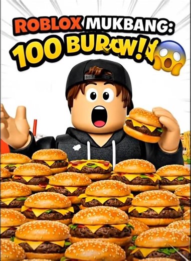 Roblox Food Mukbang (burger king)