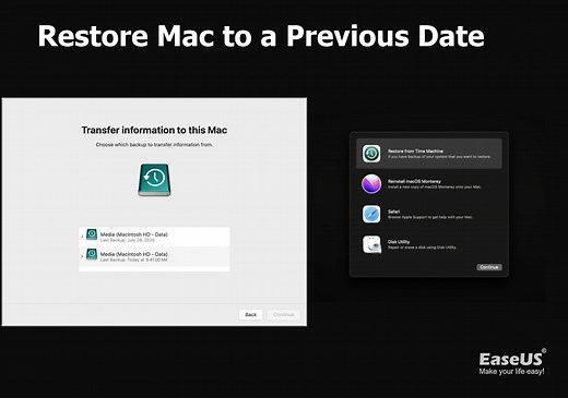 How to Restore Mac to a Previous Date with Time Machine/Migration Assistant/Recovery Software