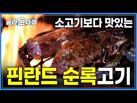 ‘식감이 일품’ 혹한의 땅 핀란드의 겨울을 버티게 하는 맛! 2,500년 전 터 잡은 원주민이 구운 순록고기 | 핀란드 사미족 | 세계테마기행 | #골라듄다큐