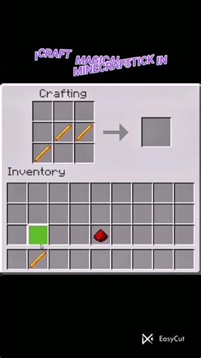 “I Crafted a Magical Stick in Minecraft ✨🪄”