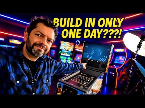 I Built a Tukkari Virtual Pinball Cabinet in JUST ONE DAY! IKEA Style DIY Flatpack Kit