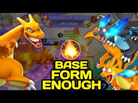 I Defeat Mega Charizard X and Charizard Y with Normal Charizard 🔥 Pokemon Unite - NINZA PLAYS