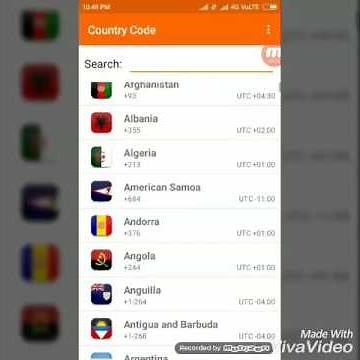 All Countries ISD/Calling Codes