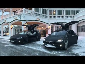 TESLA MODEL X CHRISTMAS SPECIAL XMAS EASTER EGG