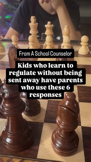 Amy Miller, MS | Professional School Counselor | Mom on Instagram: "Kids who learn to regulate without being sent away usually have parents who respond like this. Not perfectly. Intentionally. Here are the 6 responses and why they work. 1. “Tell me what’s really going on for you.” This invites honesty instead of interrogation. Research on emotional development shows children are more truthful when they feel curiosity instead of suspicion. 2. “You’re not in trouble for telling the truth.” Dr. Ros