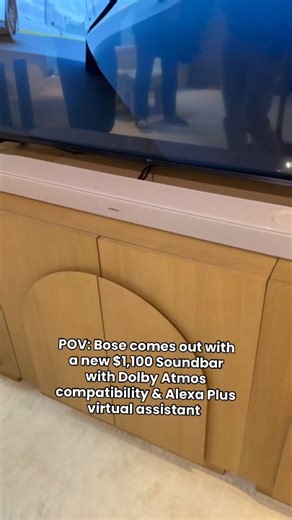 POV: Bose Comes Out With a the New $1100 Soundbar With Dolby Atmos Compatibility & Alexa Plus virtual Assistant