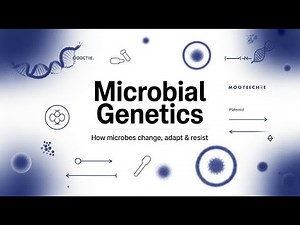 Microbial Genetics Explained | Genes, Variation & Applications | Mootechie