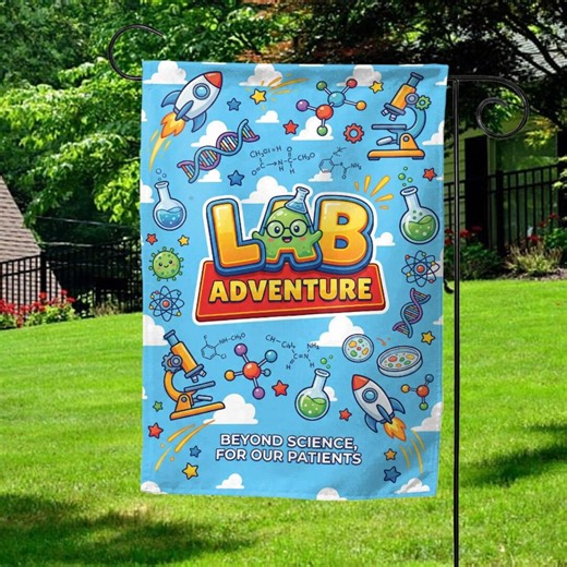 Lab Week 2026 Garden Flag, Lab Story, Lab Week Flag, Lab Team, Lab Assistant, Phlebotomist Flag, Med Lab Tech D2N406 - Etsy
