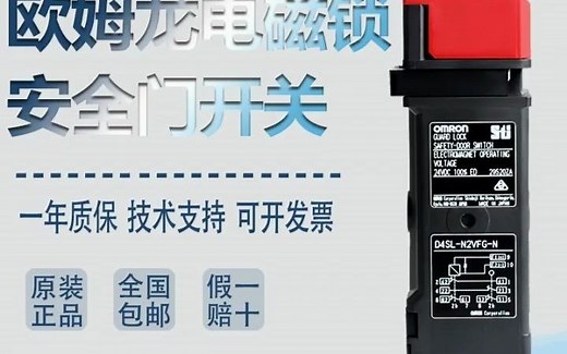 欧姆龙现货 D4SL-N2VFG-N 全新电磁锁定安全门开关