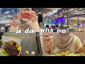 a daAy with mee❕😽 - vlog real life#3 - jalan jalan ke mall + belanja with my family 🛍️🎀 -