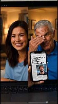 The Janitor Who Raised a Tech Leader #hearttouching #fatherlove