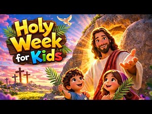 The Holy Week Story for Kids | JESUS IS ALIVE! 😲✨ | The Super Happy Easter Story #HolyWeek