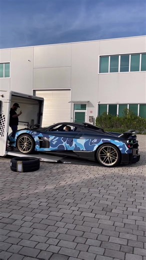 Exclusive Bape x Pagani Huayra BC Factory Tour in Italy