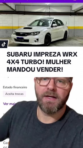 Subaru Impreza WRX 2.5 4x4 Turbo 2011 - Mulher Mandou Vender