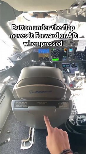 787 DreamLiner Pilot Seat Movement Mechanism
