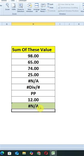 Sum With Unique Way In Excel #viral