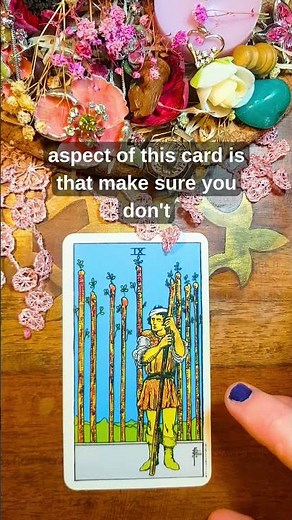 9 of WANDS MEANING EXPLAINED #tarot #shorts