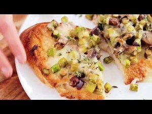 Cremini & Asparagus Tartines