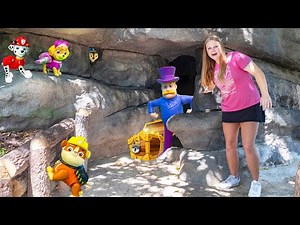 Assistant Finds Paw Patrol and Mayor Humdingers treasure in the Disney Caves