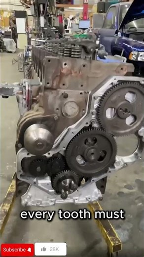Timing Gears Explained | The Engine’s Internal Clock ⚙️ #enginetiming #crankshaft #engineering