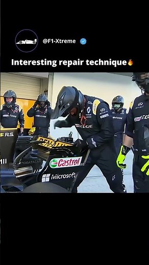 Interesting Repair Technique 🤔 | F1 Mechanics Be Like 🔧😂
