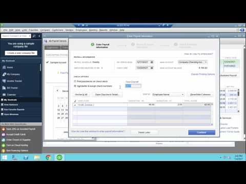Scheduled Payroll in QuickBooks Assisted Payroll