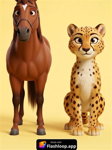 What Happens When You Mix a Cheetah with a Horse?