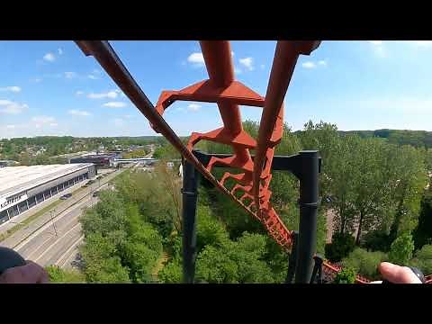 Vampire - Walibi Belgium - On Ride POV - (Objectif Max GoPro)