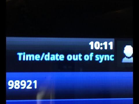 Time/Date out of Sync on Polycom phone