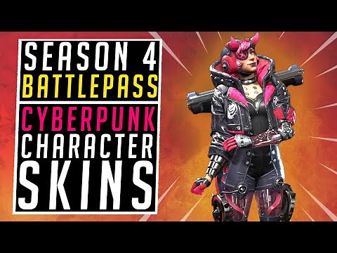 Apex Legends Season 4 | Cyberpunk Character Skins