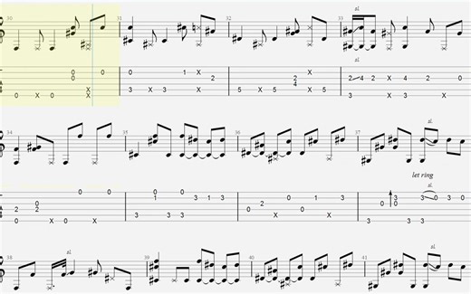 Viva__ La Vida - Coldplay - F_ingerstyle Guitar TAB