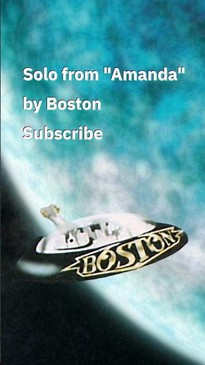 Boston "Amanda" Guitar solo cover #guitar