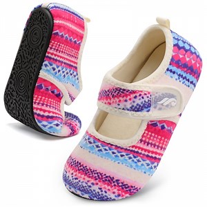 JOINFREE Women Adjustable Rubber Sole Furry Indoor Outdoor Slippers