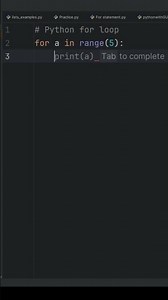 For Loop in Python Programming