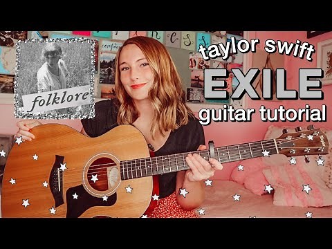 Taylor Swift Exile Guitar Tutorial (feat Bon Iver) EASY CHORDS | Nena Shelby