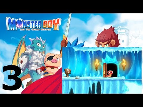 Slithering and slipping around the icy caverns - Monster Boy and the Cursed Kingdom [3]
