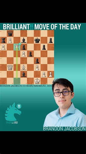 1.5K views | Brandon Jacobson vs Hikaru Nakamura, 2024 #sudarshanchess #ajedrez #puzzle #chess #brilliantmoveoftheday #Brilliant #game #flood #floodcontrolcorruption #TinoPH #UwanPH | Sudarshan Chess | Facebook
