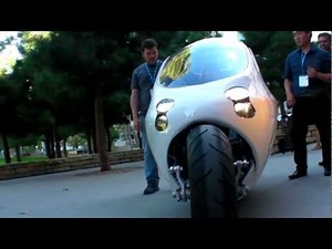 Lit Motors C-1, fully-electric, self-balancing, two-wheeled vehicle at Gigaom Roadmap #roadmapconf