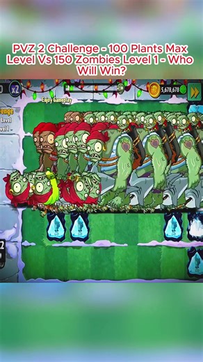 PVZ 2 Challenge: Max Level Plants Battle Zomb-4