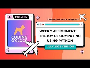 The Joy Of Computing Using Python | NPTEL Week 2 Assignment | July 2023