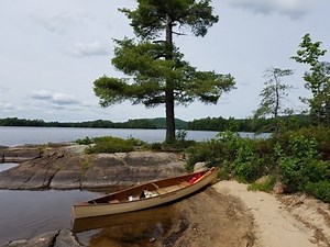 Adirondack Canoe Camping with my Wife and dog!