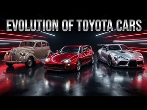 Evolution of Toyota Cars (1936–2025) — From Classics to Hybrid Legends